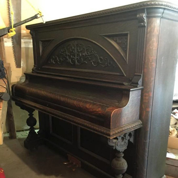 vintage piano dark brown vintage piano dark brown