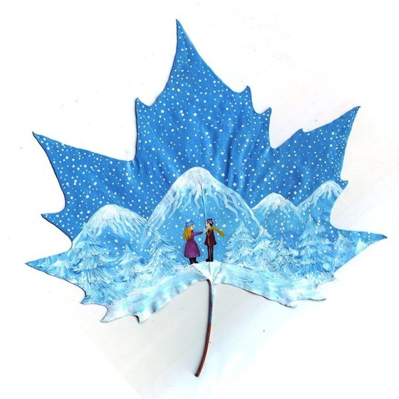 Fallen leaves art Fallen leaves art