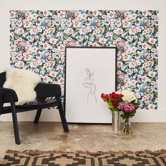 Chasing Paper Pups & Plants print Chasing Paper Pups & Plants print