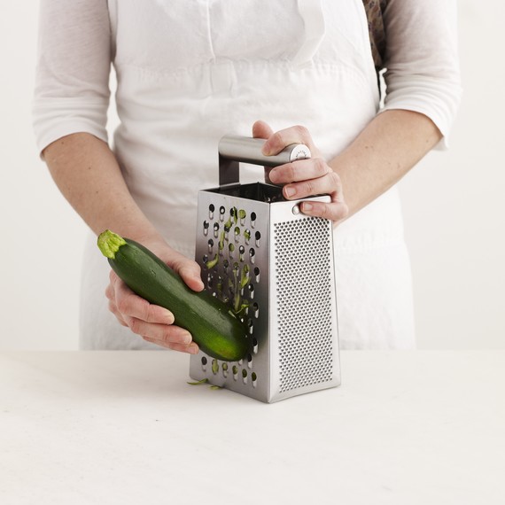 Box grater with zucchini Box grater with zucchini