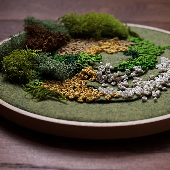 Embroidery Moss Embroidery Moss