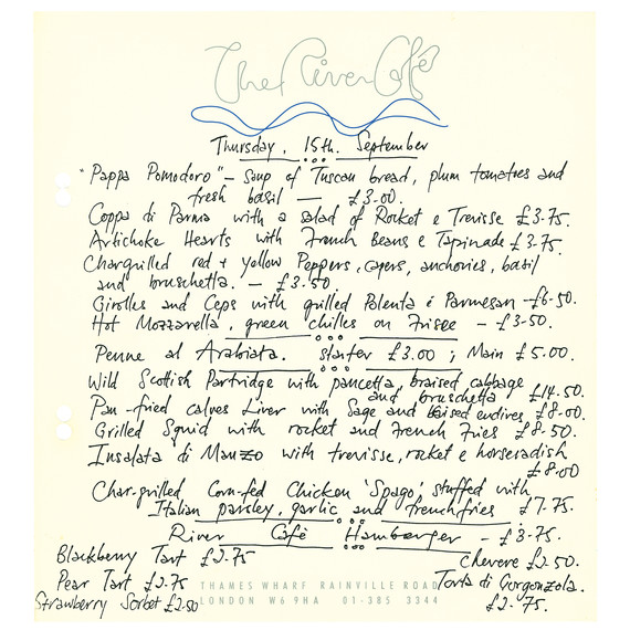 river cafe menu river cafe menu