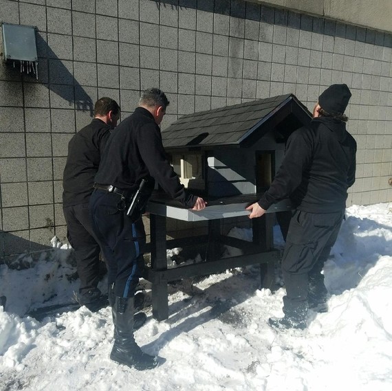 Boston Police Department cat condo Boston Police Department cat condo