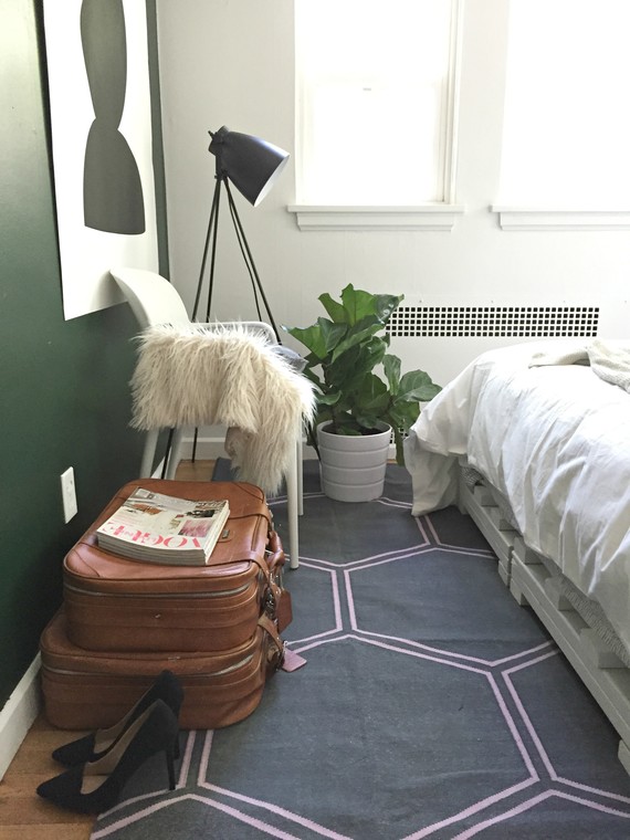 One Room Challenge Green Wall