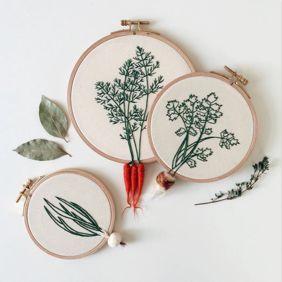 vegetable embroidery vegetable embroidery