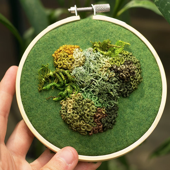 Embroidery Moss Embroidery Moss