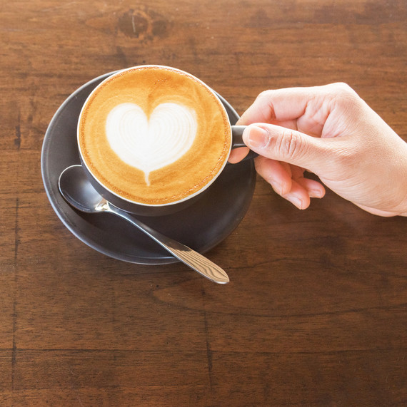 Heart latte