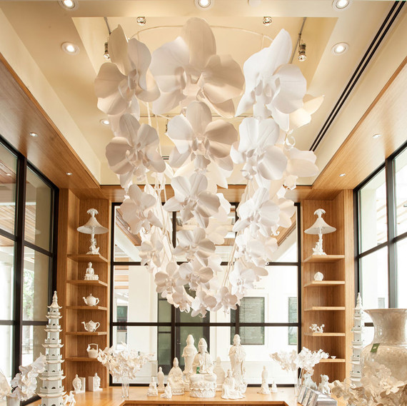 orchid paper chandelier orchid paper chandelier