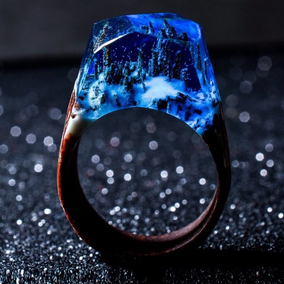 snowy forest ring by secret wood snowy forest ring by secret wood
