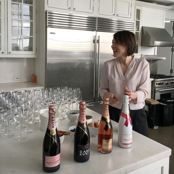 Moet rosé champagne tasting Moet rosé champagne tasting