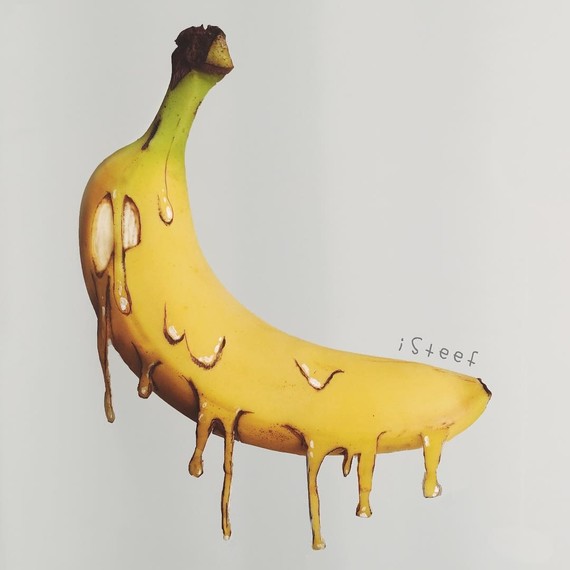 banana-art-melting-0617