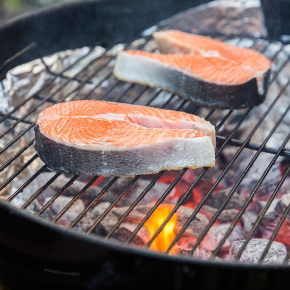 Grilling Salmon