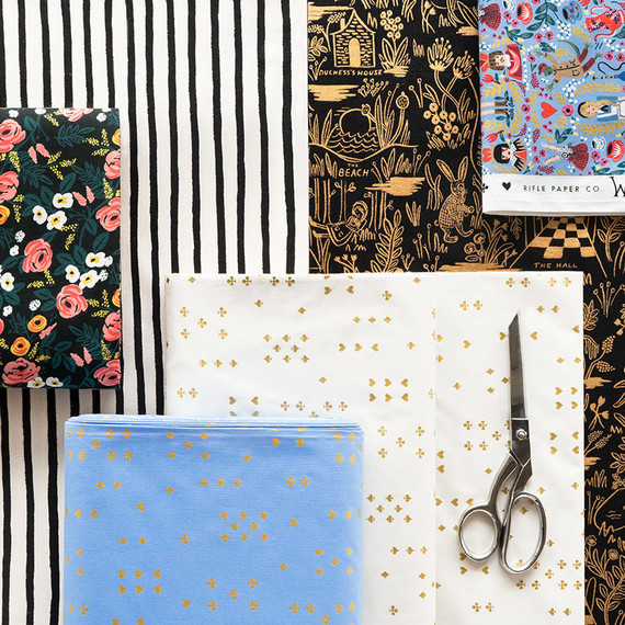Wonderland fabrics by Rifle Paper Co. Wonderland fabrics by Rifle Paper Co.