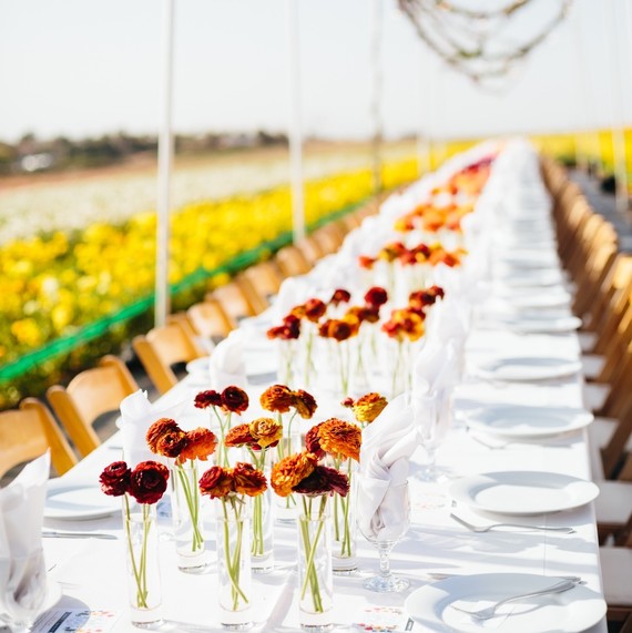 field to vase tablescape field to vase tablescape