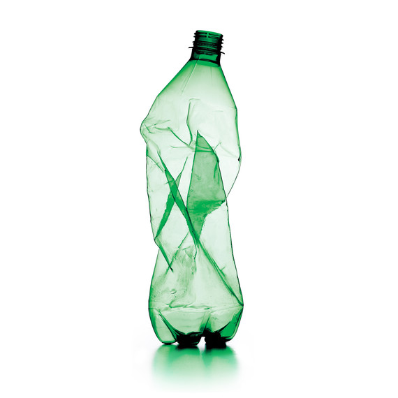 crushed plastic bottle crushed plastic bottle