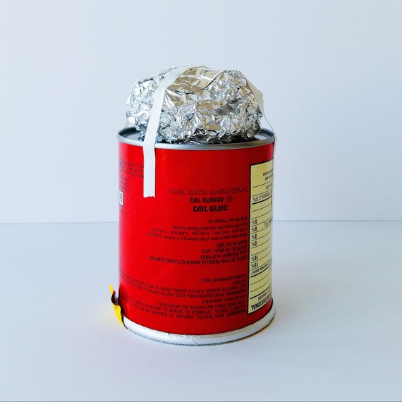 scrunch tin foil
