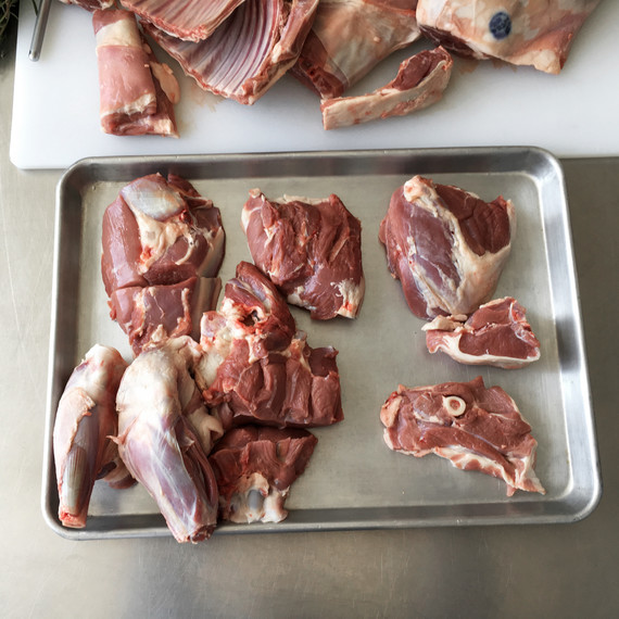 42 burners lamb on metal pan 42 burners lamb on metal pan
