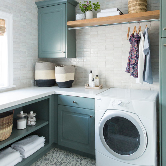 mcgee cheery blue laundry room mcgee cheery blue laundry room