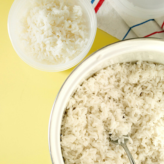 white rice in bowl yellow background white rice in bowl yellow background