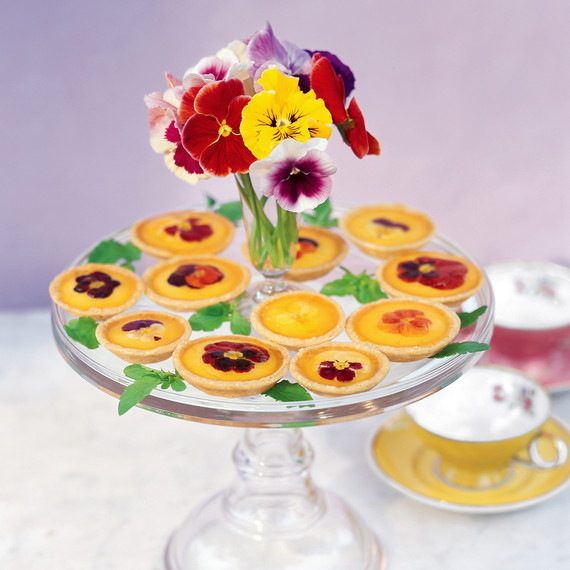 pansy tartlets edible flowers pansy tartlets edible flowers