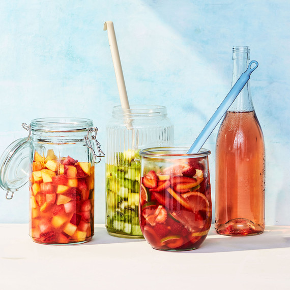 red pink white sangria jars drinks fruit red pink white sangria jars drinks fruit