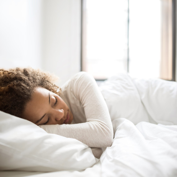 woman sleeping in bed woman sleeping in bed