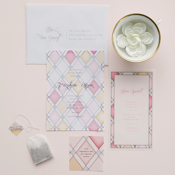 beauty and the beast menu stationery place cards