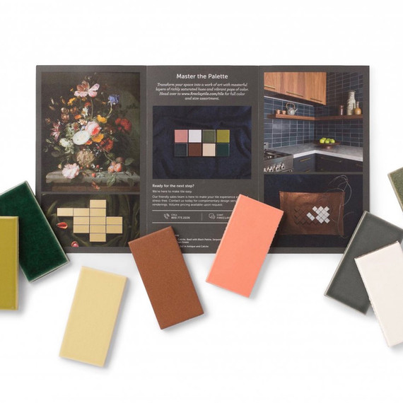 fireclay tile dutch masters palette sample box fireclay tile dutch masters palette sample box