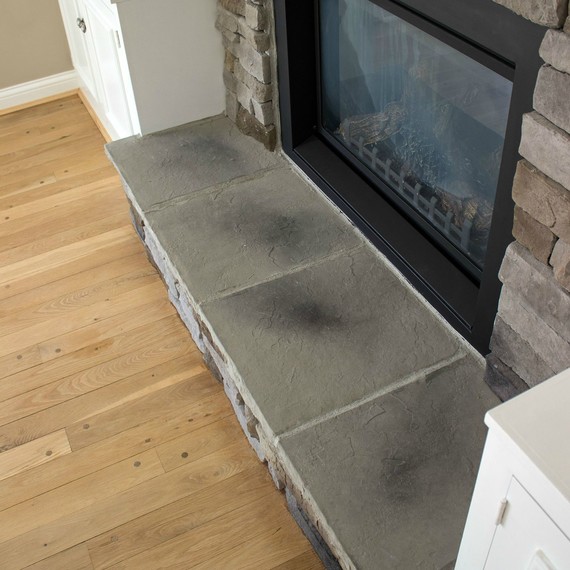 How to Create the Stacked Stone Fireplace Look on a Budget ...