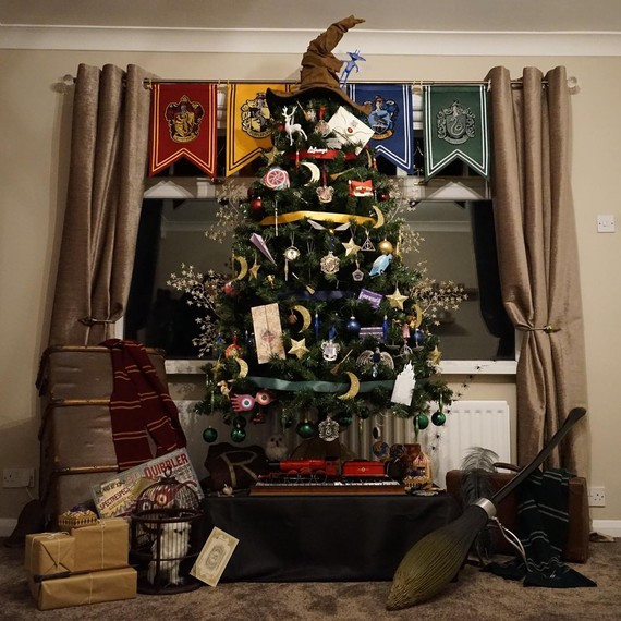 Harry Potter themed Christmas tree Harry Potter themed Christmas tree