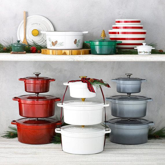 martha stewart collection enameled cast iron cookware