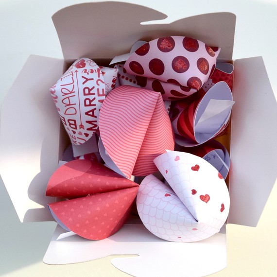 Fun Paper Fortune Cookies for Valentine's Day | Martha Stewart