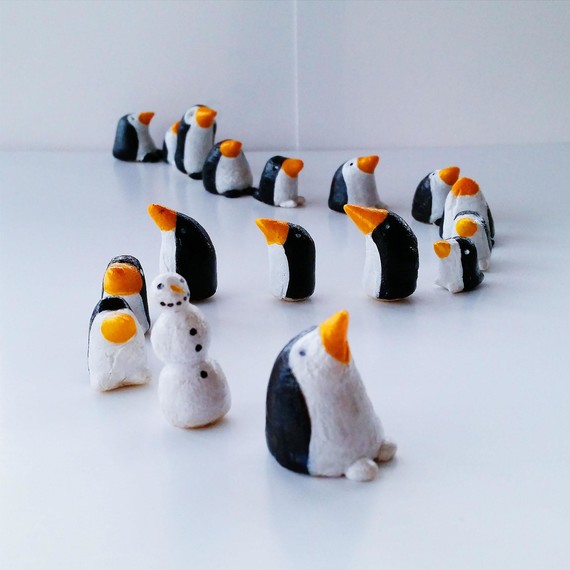 Penguins in a row