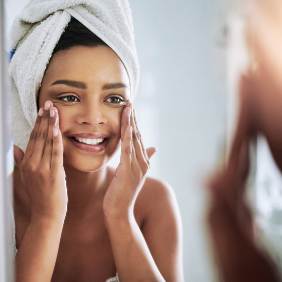 woman towel getty woman towel getty