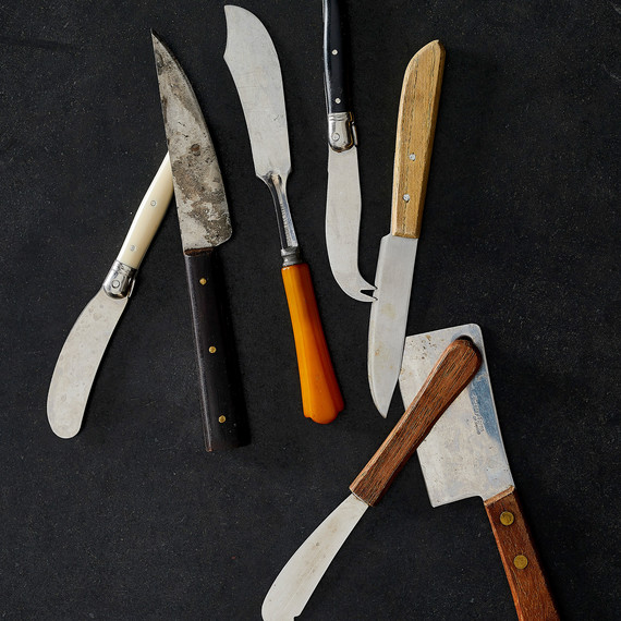 assortment of cheese knives assortment of cheese knives