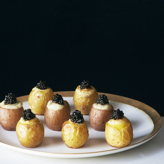 twice cooked potatoes with caviar twice cooked potatoes with caviar