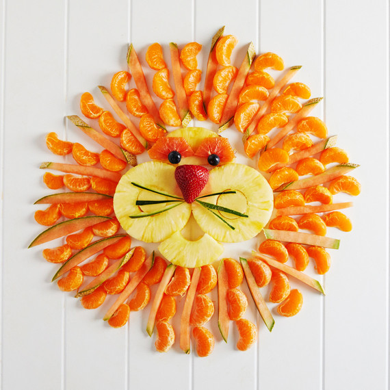 fruit platter lion fruit platter lion