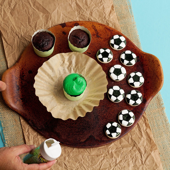 Sugar Goals: How to Make Soccer Cupcakes | Martha Stewart