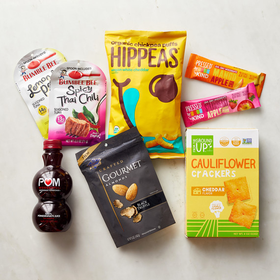 group of travel snacks group of travel snacks
