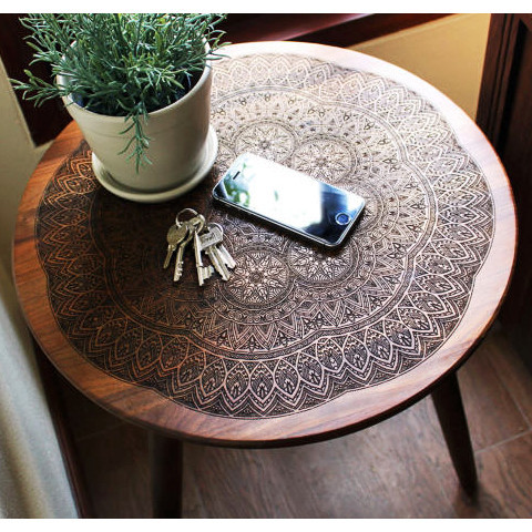 wood burned furniture table wood burned furniture table