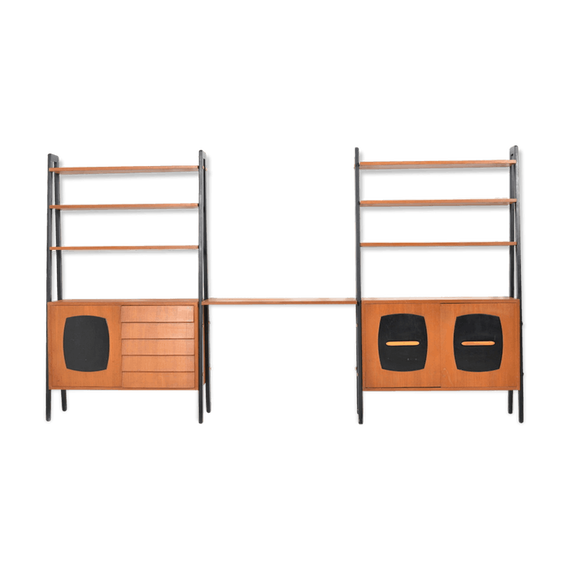 1950s teak bookcase, Gillis Lundgren for IKEA 1950s teak bookcase, Gillis Lundgren for IKEA