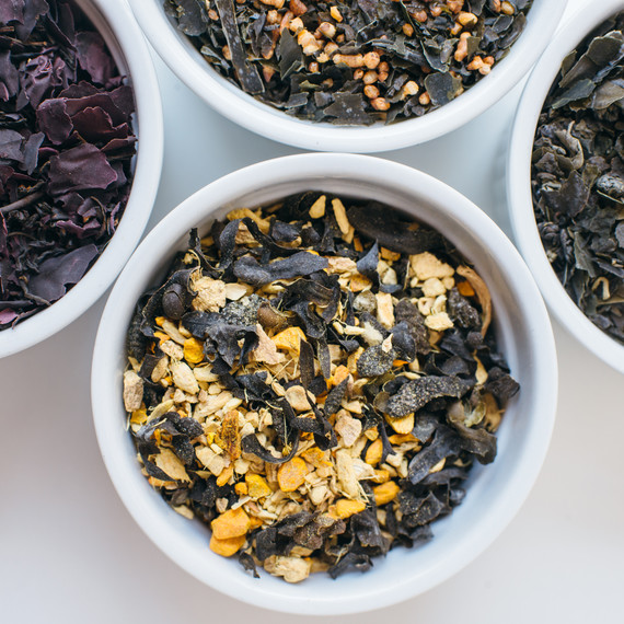 cup of sea seaweed tea cup of sea seaweed tea