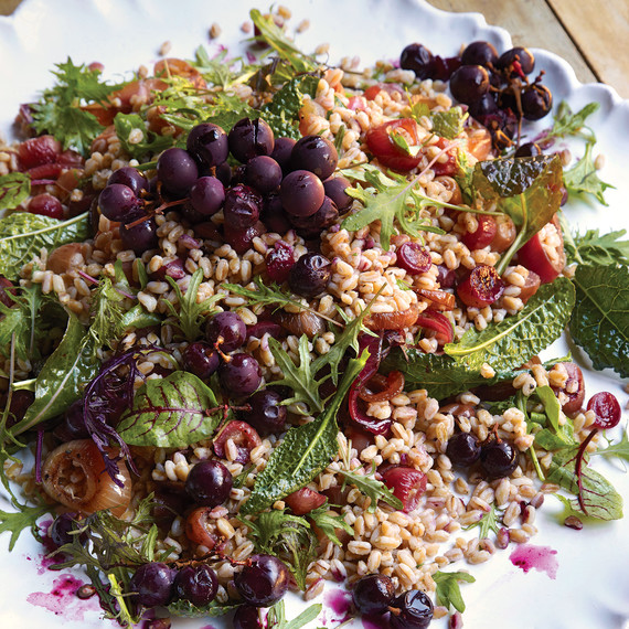 farro grape salad 法罗葡萄色拉