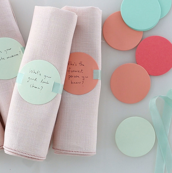 napkin ring conversation starters napkin ring conversation starters