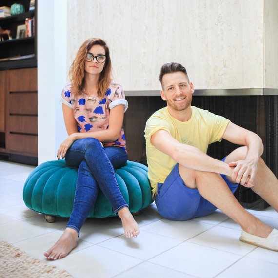 Kelly Oxford and Orlando Soria of Homepolish