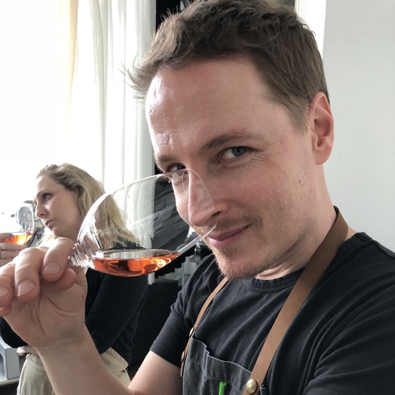 Greg at Moet rosé champagne tasting Greg at Moet rosé champagne tasting