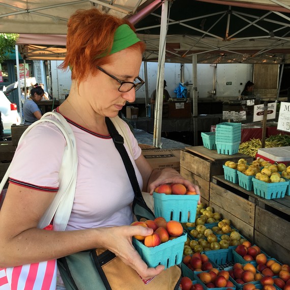 farmers' market shopping farmers' market shopping