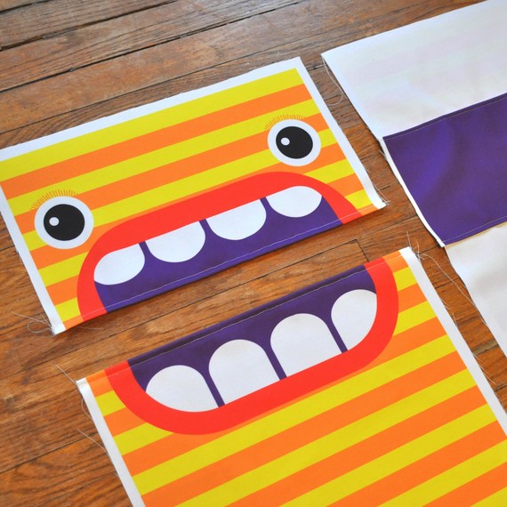 Stitch up the Monster mouth