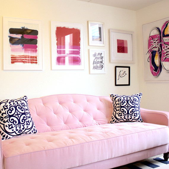 adore your walls pink office couch adore your walls pink office couch