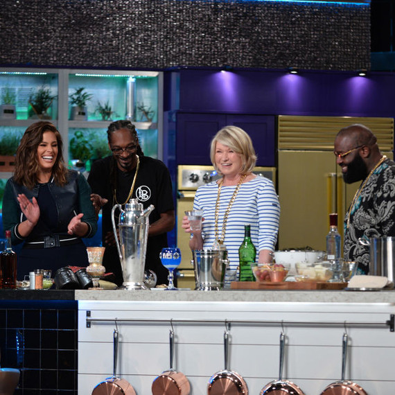 Martha and Snoop with Ashley Graham and Rick Ross on episode 102 Martha and Snoop with Ashley Graham and Rick Ross on episode 102
